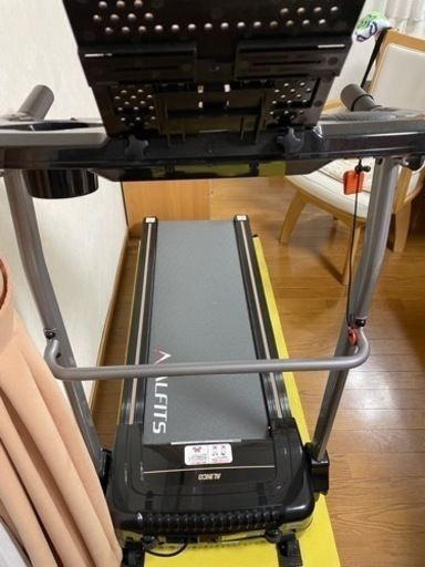 アルインコ(ALINCO) ルームランナー ランニングマシン AFR1115 時速1~10km 専用マット 音声ガイダンス機能 折りた