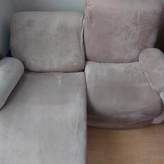 値下げしました☆ニトリ電動リクライニングソファーの画像