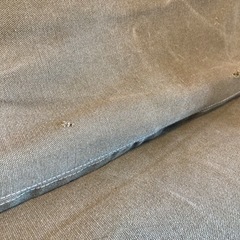 【商談成立】カバーが洗えるオーク材のフェザー入りローソファー の画像
