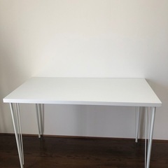 ニトリ 机 プレフェ 白
