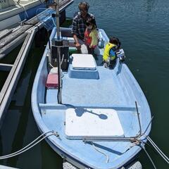 14ft ボート　エンジンつきの画像