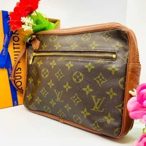 LOUIS VUITTON ヴィトン サックスポ セカンドバッグ モノグラム