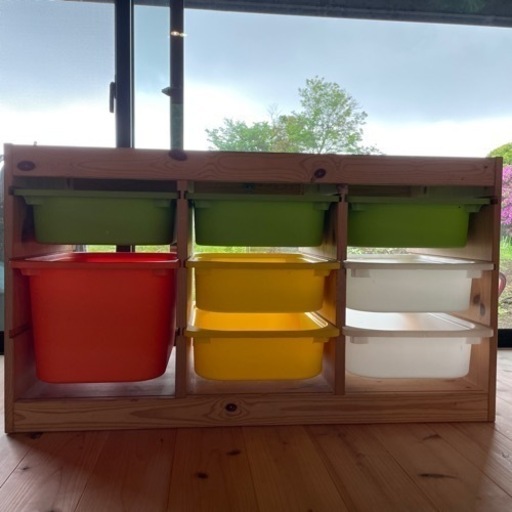【取引中】IKEA トロファストTROFAST オモチャ収納ボックス