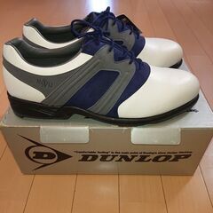 【新品未使用】DUNLOP 紳士用ゴルフシューズの画像