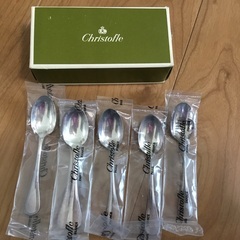 クリストフル 未使用 シルバー デミスプーン  6本