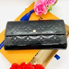LOUIS VUITTON ヴィトン ヴェルニ ブラック レディ...