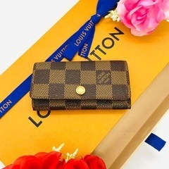 LOUIS VUITTON ヴィトン ダミエ キーケース メンズ...