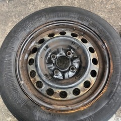 スチールホイール付き 175 65R14 4穴ブリジストン SNEAKERの画像