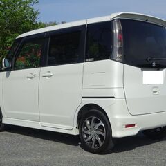 平成23年式　パレットSW　XS　人気のパール！　左パワースライドドア、バックカメラ、車検R6年５月までの画像