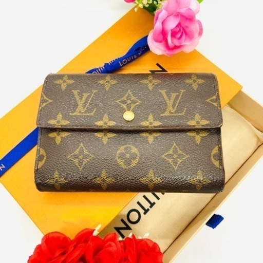 LOUIS VUITTON ヴィトン モノグラム トレゾール 折り財布 メンズ