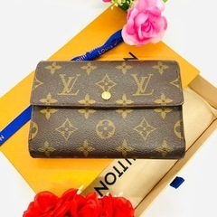 LOUIS VUITTON ヴィトン モノグラム トレゾール 折...