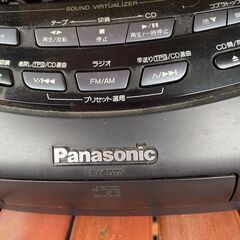 PANASONIC RX-ED77　CD、カセット再生等機能確認済みの画像