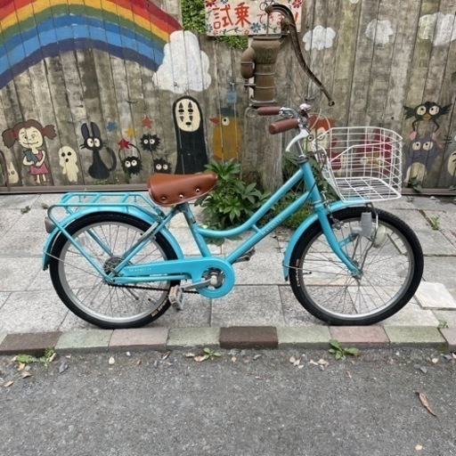 【2426】子供車　20インチ　前後タイヤ・サドル新品　9,400円（防犯・税込）