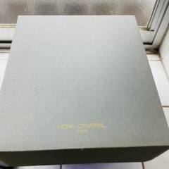 未使用　箱入りHOYA クリスタルグラス6個セットの画像