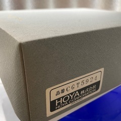 未使用　箱入りHOYA クリスタルグラス6個セットの画像