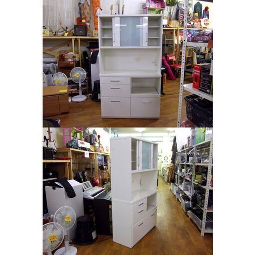 美品✨レンジボード 幅105cm【ニトリ】ホワイト