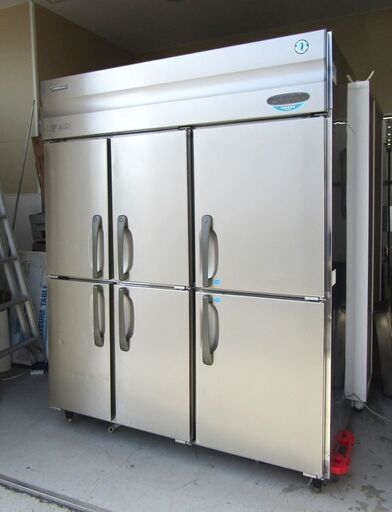札幌市/引取限定 現状品 ホシザキ/HOSHIZAKI 業務用冷凍冷蔵庫 HRF-150XF-6D 08年製 冷蔵室770L/冷凍室505L 6ドア 縦型 100V 厨房機器 店舗用品