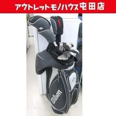 ウィルソン ゴルフセット11本＆キャディバッグ PROSTAFF...
