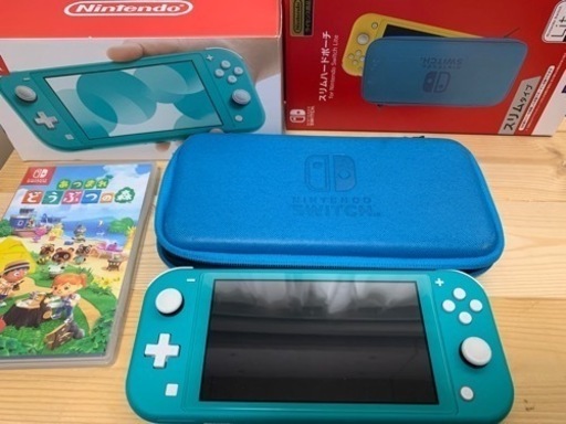 Nintendo Switch Lite + あつまれどうぶつの森 + スリムハードポーチ