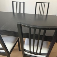 IKEAダイニングテーブル&チェアセット