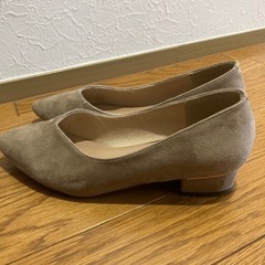 パンプス ベージュ Lサイズ 24.5cm前後の画像