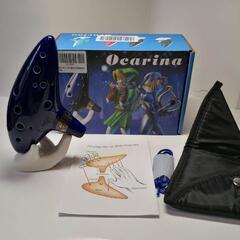 【新品】オカリナ ブルー 12穴  ゼルダの伝説 レプリカの画像