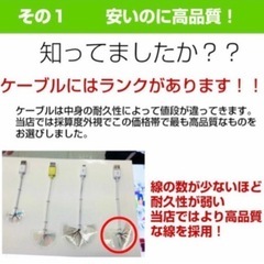 【即日発送】2本セット充電ケーブル④の画像