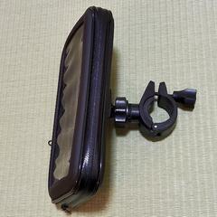 【値下げ】バイク用スマホケース　ハンドルクランプの画像