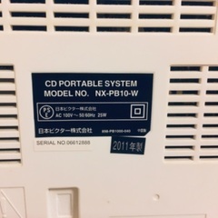 JVC CDプレーヤー の画像