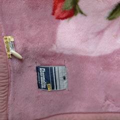 　アクリル100パーセント毛布　ダブルサイズの画像