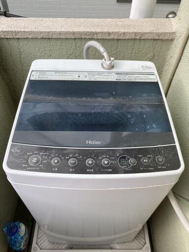 縦型洗濯機　Haier JW-C45A(K)