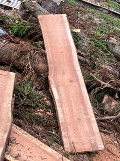 天然秋田杉　一枚板