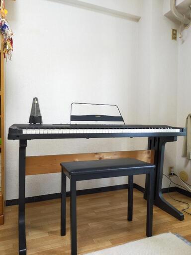 ◇CASIO（カシオ）◇電子ピアノ◇CPS-80◇脚、椅子、フットペダル付き◇メトロノームおまけ