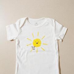 新品 H＆M 半袖Tシャツ トップス 75cm オーガニックコッ...