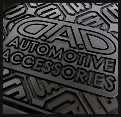 ご購入者様決定꒰未使用꒱D.A.D GARSONギャルソン 黒 防水 ロゴ リアラバーマット