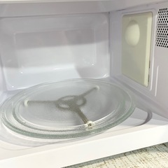 【2019年製‼️】ニトリ 電子レンジ🌟 きれピカ清掃✨ スタイリッシュホワイト⚪️の画像