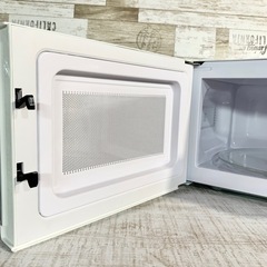 【2019年製‼️】ニトリ 電子レンジ🌟 きれピカ清掃✨ スタイリッシュホワイト⚪️の画像
