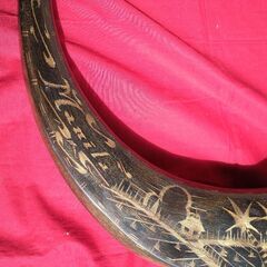 フィリピン製角インテリアの画像