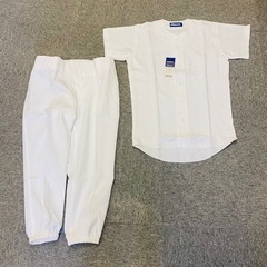 【未使用】MIZUNO 野球ユニフォーム 無地 Lサイズ2着セットの画像