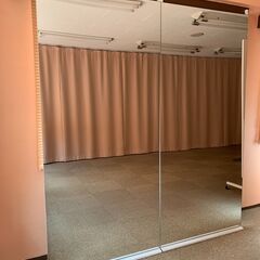 大型スポーツミラー（大型鏡）3台　ダンス、バレエ、ヨガ、ゴルフ等のレッスンにの画像
