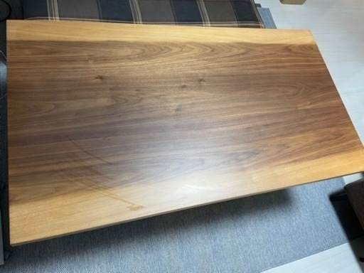 一枚板風　クラッシュゲート　関家具　ダイニングテーブル