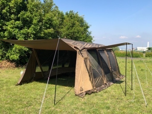 売れました★取りに来てくださる方限定★タラスブルバ　キャタピラー2ルームシェルターⅡ＋グランドシート＋インナーマット