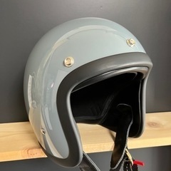 スモールジェット ヘルメット グレー XXL 頭囲61-62cm
