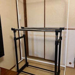 ハンガーラック ikea murig 白 2段ハンガーラック