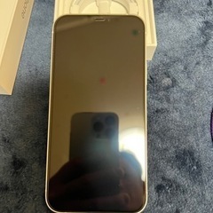 決まりました❗️iPhone12 SIMフリー ホワイト ほぼ新品 64