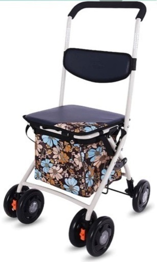 新品高齢者向けショッピングカート 高齢者用カー シルバーカー 折りたたむ (002Bブレーキ制動)