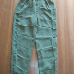 (完了)黄緑系パンツ　サイズ42