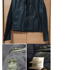 ★セマンティックデザイン★革ジャン・トレンチ・ジャケット・ジーンズ等10点入り★ドクロ好き★箱詰め★自宅保管品★中古★ の画像