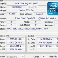 LGA775 CPU Core 2 Quad Q6600 (クアッドコア)の画像