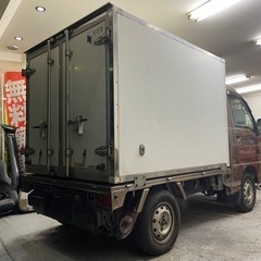 平成22年 サンバートラック TC 冷凍車 TT1 ブラウン 2WD MT AC PS PW 走行63.6万キロ 車検4年12月!!の画像